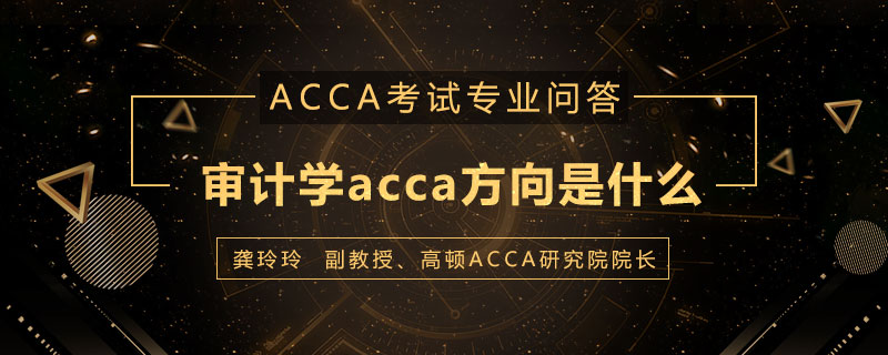 审计学acca方向是什么